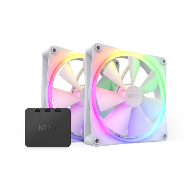 NZXT F140 RGB TWIN, Ventilator, 14 cm, 500 RPM, 1800 RPM, 32,5 dB, 24,85 cfm