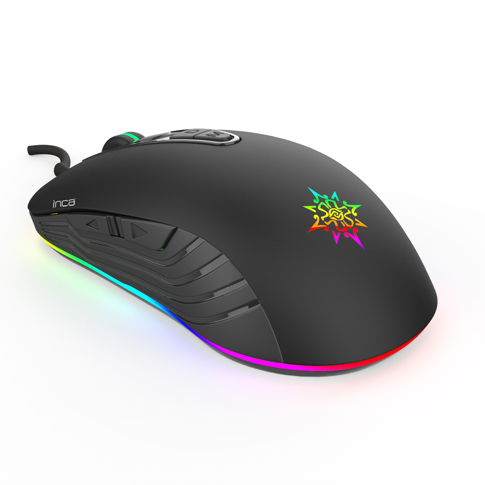 Zweites Bild vonINCA IMG-348, rechts, Optisch, USB Typ-A, 3200 DPI, Schwarz