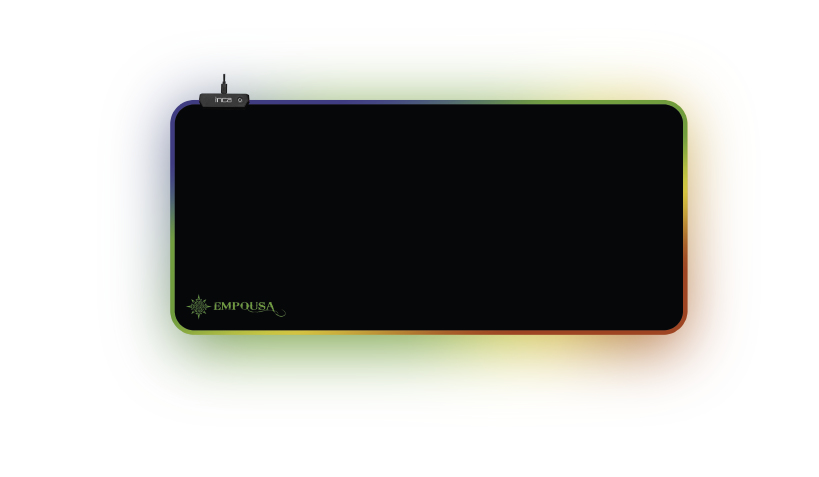 Cian Technology GmbH Inca IMP-022, Schwarz, USB, Anti-Rutsch-Basis, Gaming-Mauspad