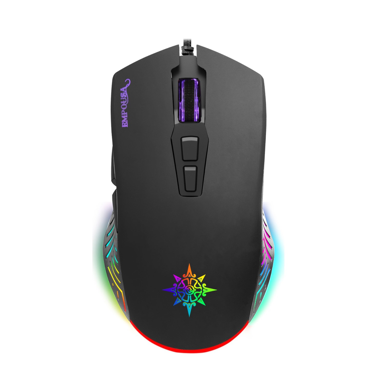 INCA IMG-309, Beidhändig, USB Typ-A, 7200 DPI, Schwarz