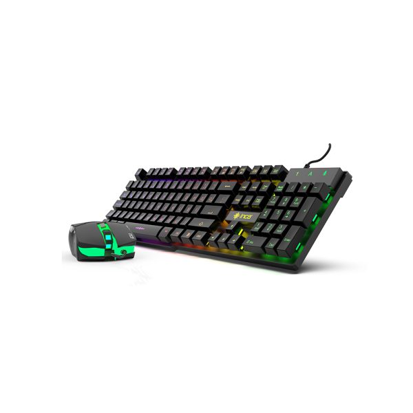 Cian Technology GmbH Inca IKG-448, Kabelgebunden, USB, Mechanischer Switch, RGB-LED, Schwarz, Maus enthalten