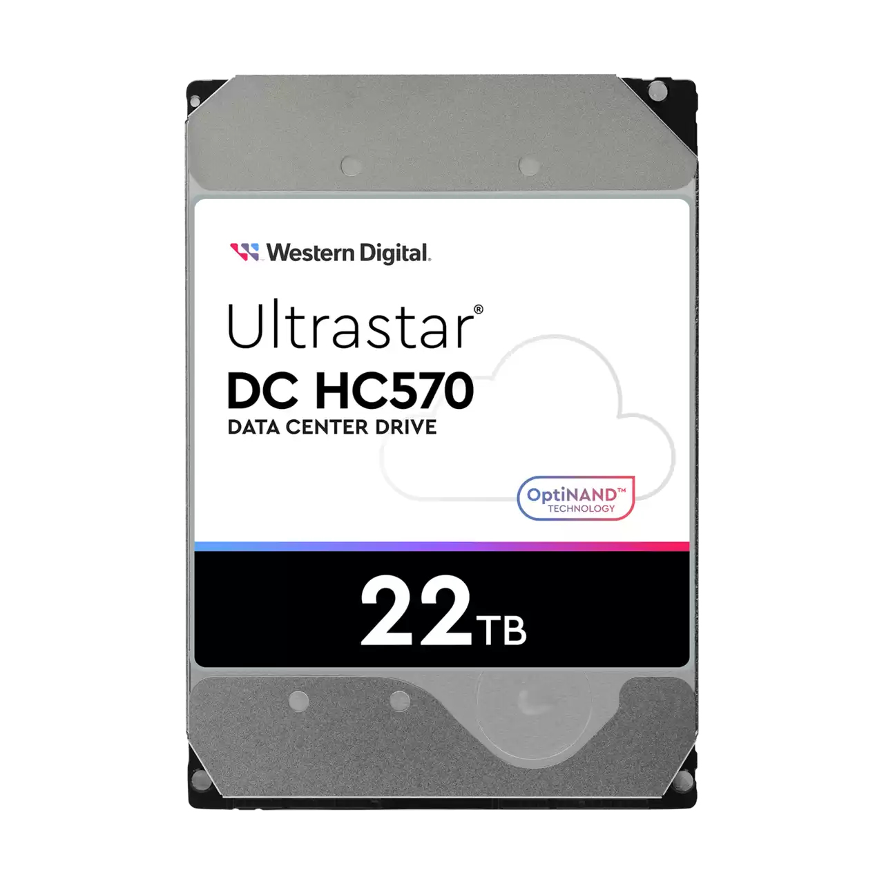WD Ultrastar DC HC570, 22 TB, 7200 RPM, 512 MB, 3.5", Serial ATA III
