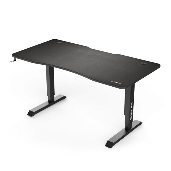 Zweites Bild vonSharkoon Skiller SGD10, Gerade, Rechteckige Form, MDF-Platten, Stahl, Gaming, Schwarz