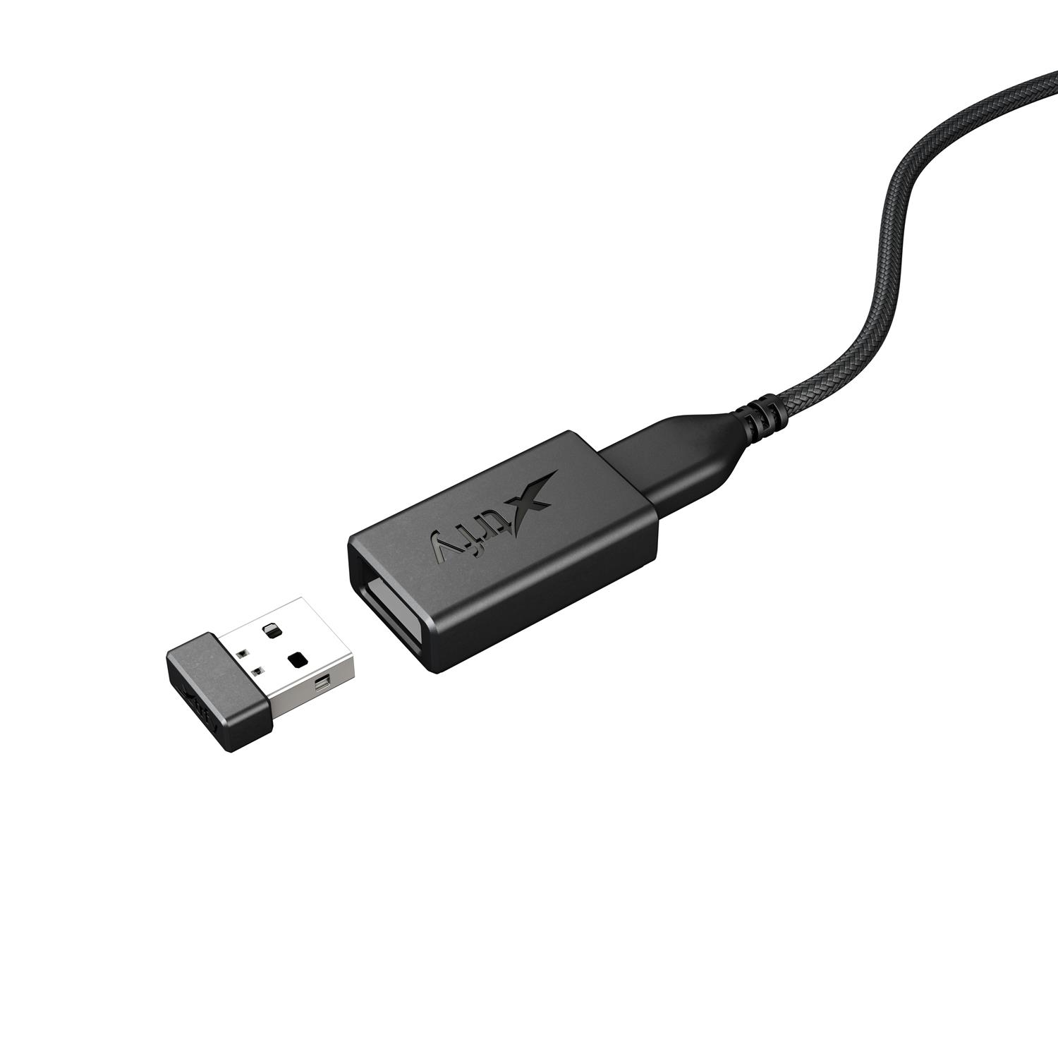 Zweites Bild vonXtrfy CHERRY XTRFY M42 RGB, Beidhändig, Optisch, RF Wireless + USB Type-C, 19000 DPI, Weiß