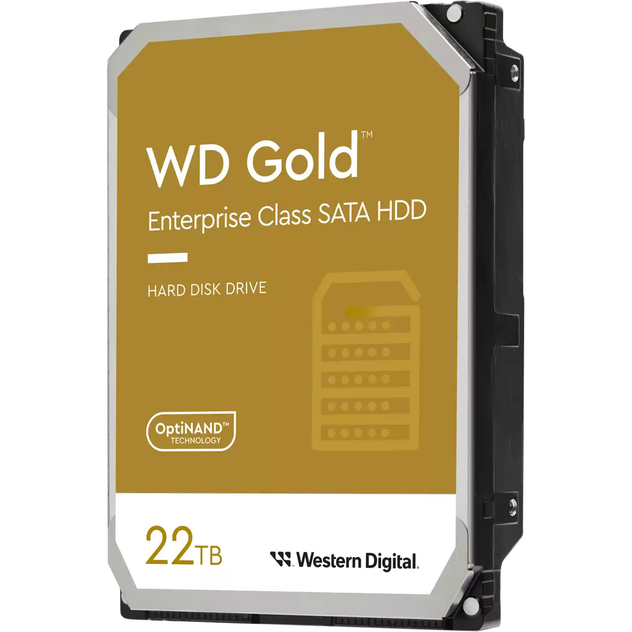 WD Gold, 22 TB, 7200 RPM, 512 MB, 3.5", Serial ATA III