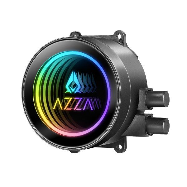 Zweites Bild vonAZZA LCAZ-120C-ARGB, Liquid cooling kit, 12 cm, 54 cfm, Schwarz