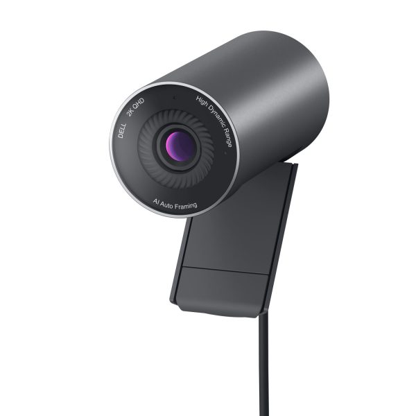 Dell Pro 2K-Webcam – WB5023, 2560 x 1440 Pixel, Full HD, 60 fps, 1280x720@24fps, 1280x720@30fps, 1280x720@60fps, 1920x1080@24fps, 1920x1080@30fps, 1920x1080@60fps,..., 4x, Auto