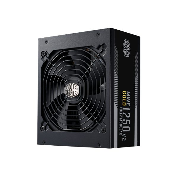 Cooler Master MWE Gold 1250 V2 ATX 3.1, 1250 W, 100 - 240 V, 50/60 Hz, 15 - 7 A, Aktiv, 120 W
