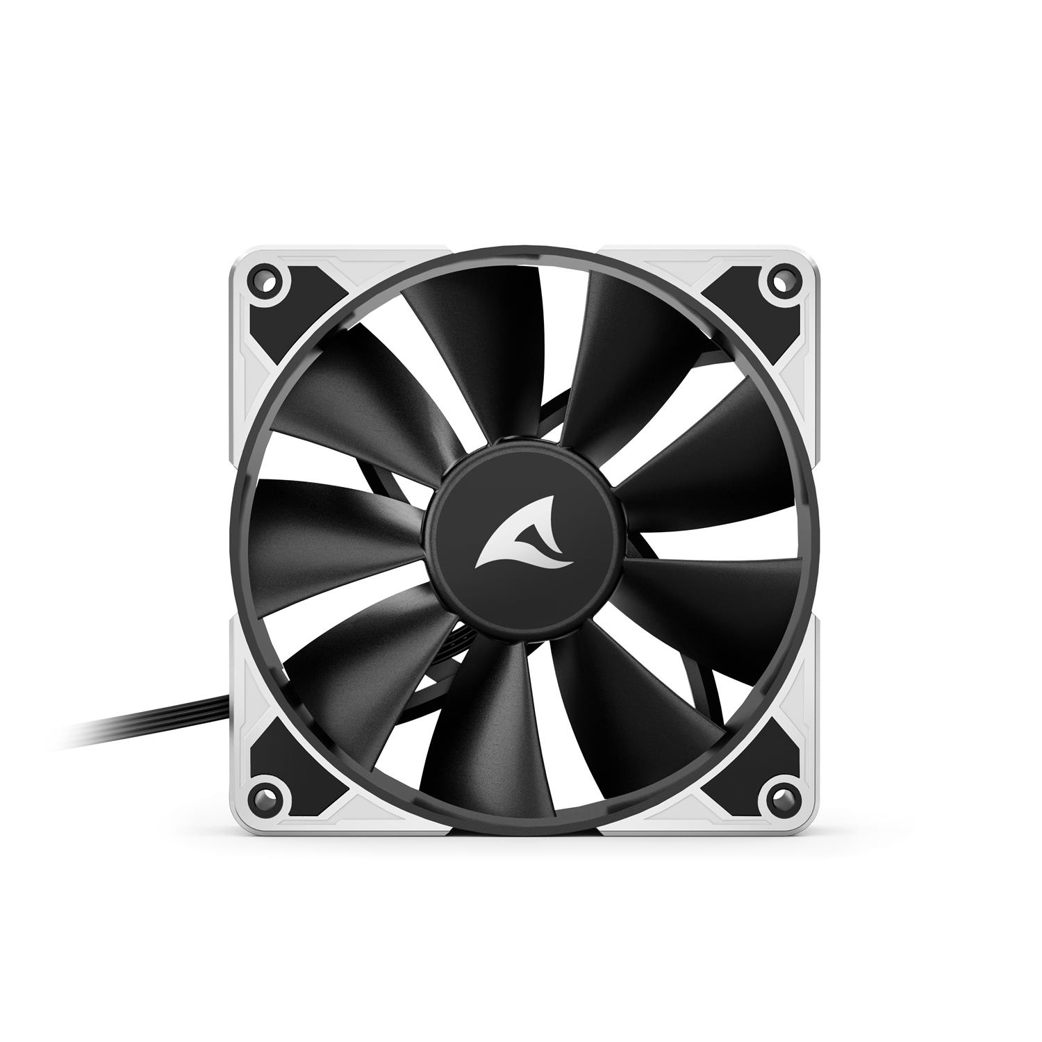 Zweites Bild vonSharkoon SilentStorm BW120 PWM, Ventilator, 12 cm, 450 RPM, 1400 RPM, 89,06 m³/h, Beere