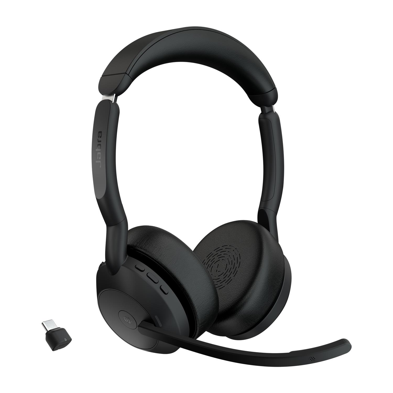 Jabra Evolve2 55, Kabellos, Büro/Callcenter, 20 - 20000 Hz, 130 g, Kopfhörer, Schwarz