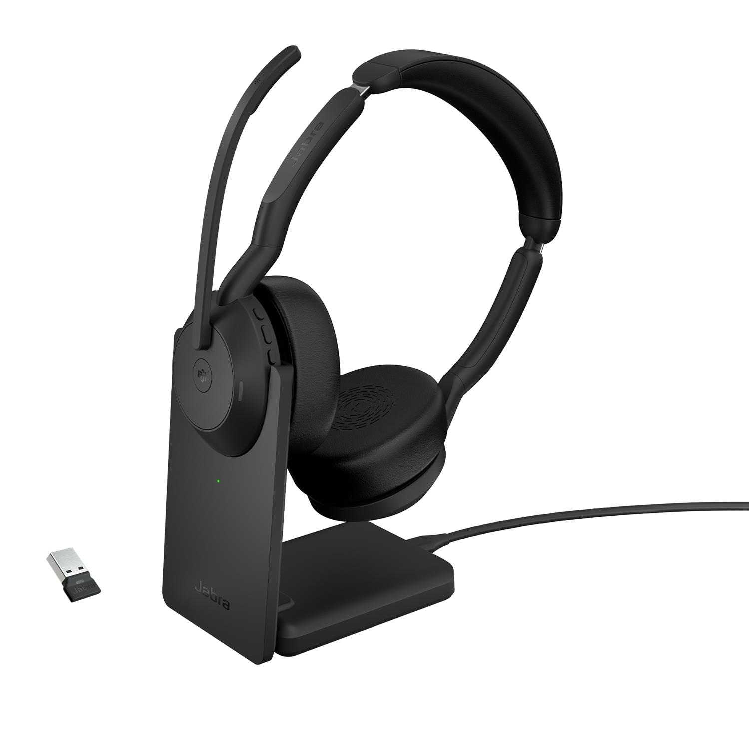 Jabra Evolve2 55, Verkabelt & Kabellos, Büro/Callcenter, 20 - 20000 Hz, 130 g, Kopfhörer, Schwarz