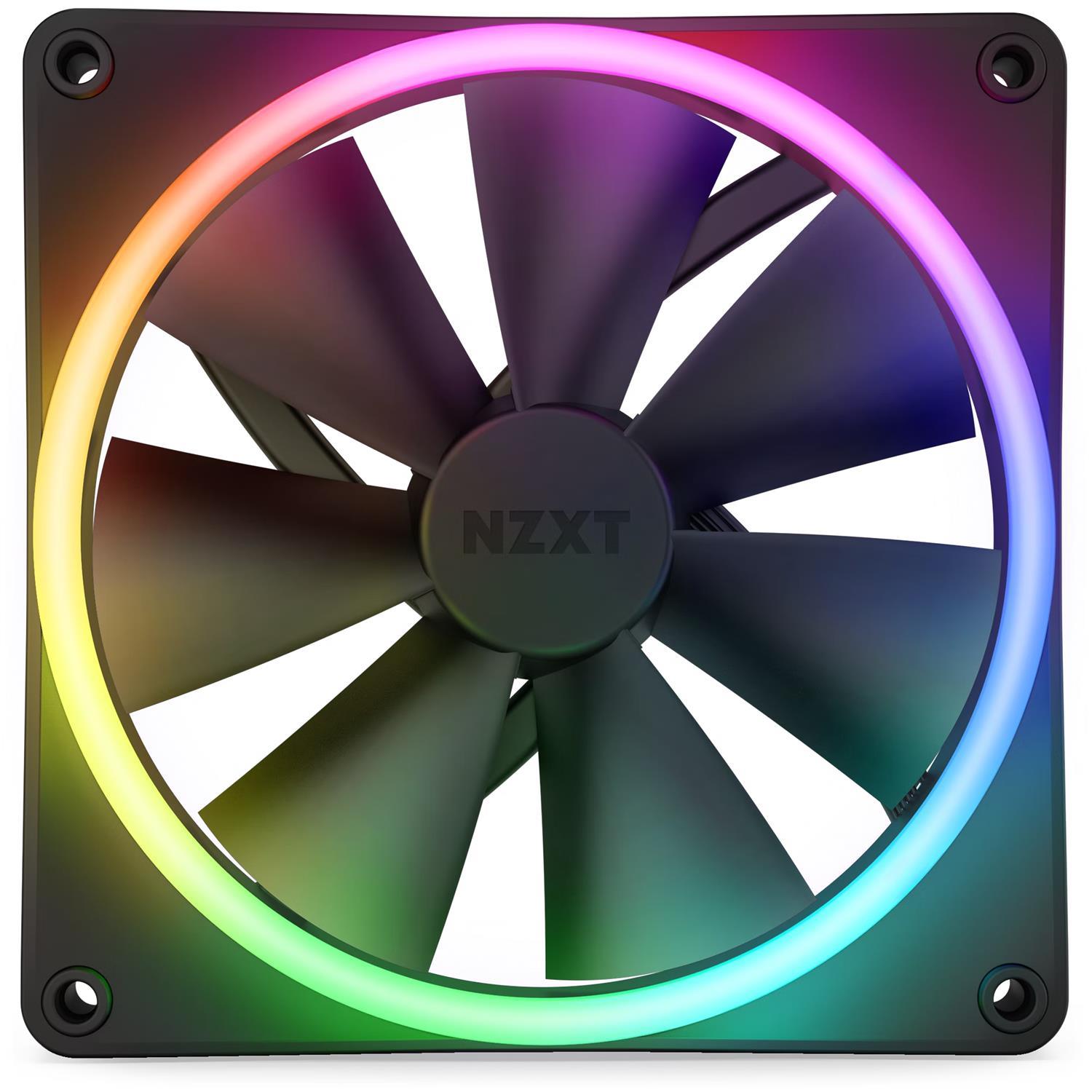 Zweites Bild vonNZXT F120 RGB DUO, Ventilator, 12 cm, 500 RPM, 1800 RPM, 29 dB, 48,58 cfm
