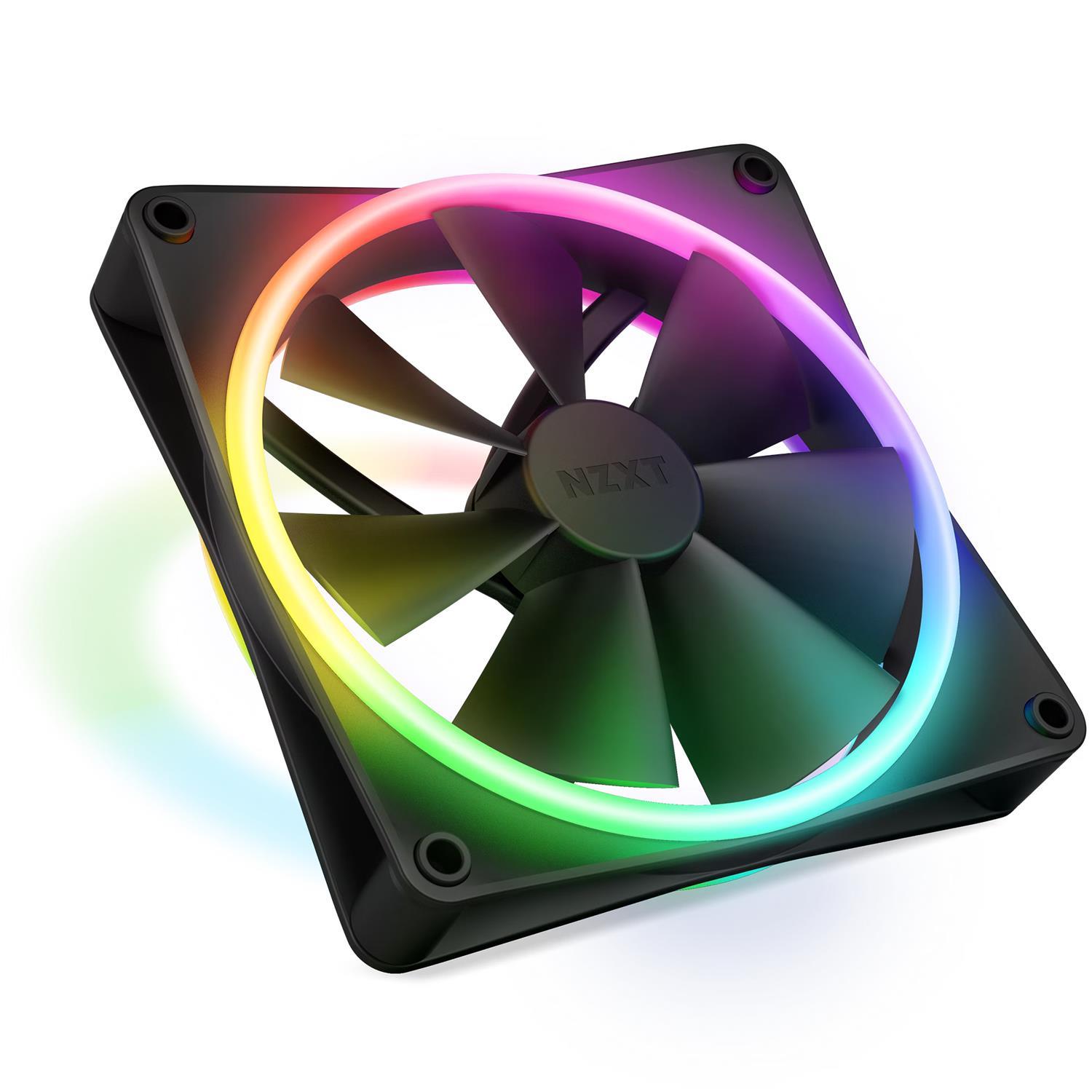 NZXT F140 RGB DUO, Ventilator, 14 cm, 500 RPM, 1800 RPM, 36 dB, 84,75 cfm