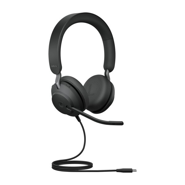 Zweites Bild vonJabra Evolve2 40 SE, Kabelgebunden, Anrufe/Musik, 20 - 20000 Hz, 188 g, Kopfhörer, Schwarz