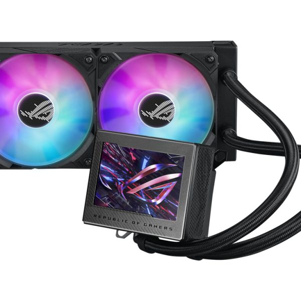 ASUS ROG Ryujin III 240 ARGB, All-in-One-Flüssigkeitskühler, 12 cm, 70,07 cfm, Schwarz