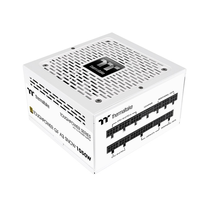 Thermaltake Toughpower GF A3 Snow 1050W - TT Premium Edition, 1050 W, 100 - 240 V, 50/60 Hz, 16 A, Aktiv, 100 W
