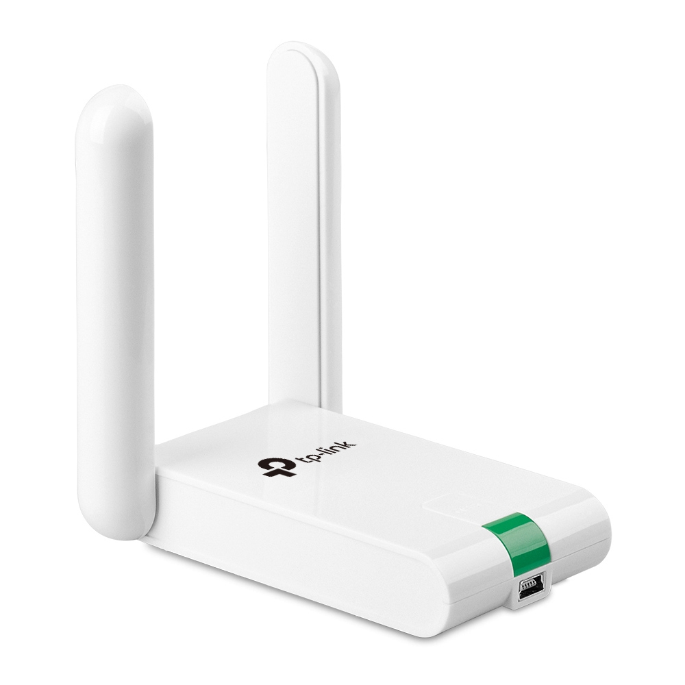 TP-LINK 300Mbit/s-High-Gain-WLAN-USB-Adapter, Kabellos, Mini-USB, WLAN, Wi-Fi 4 (802.11n), 300 Mbit/s, Weiß