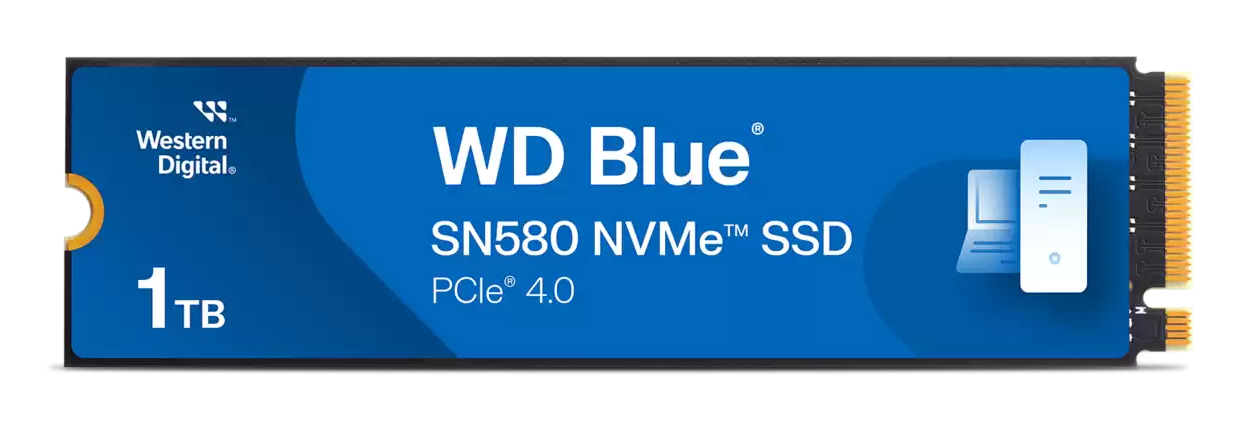 WD Blue SN580, 1 TB, M.2, 4150 MB/s