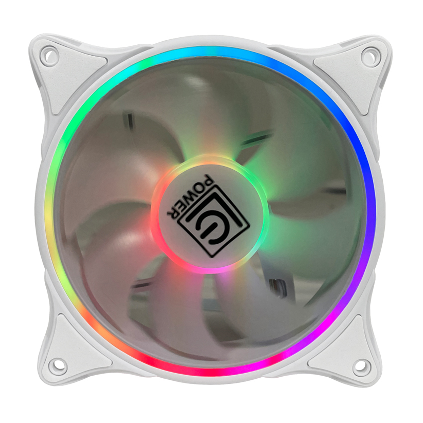 Zweites Bild vonLC-Power LC-CF-120-ARGB-W, Ventilator, 12 cm, 800 RPM, 1300 RPM, 26,8 dB, 48,9 cfm
