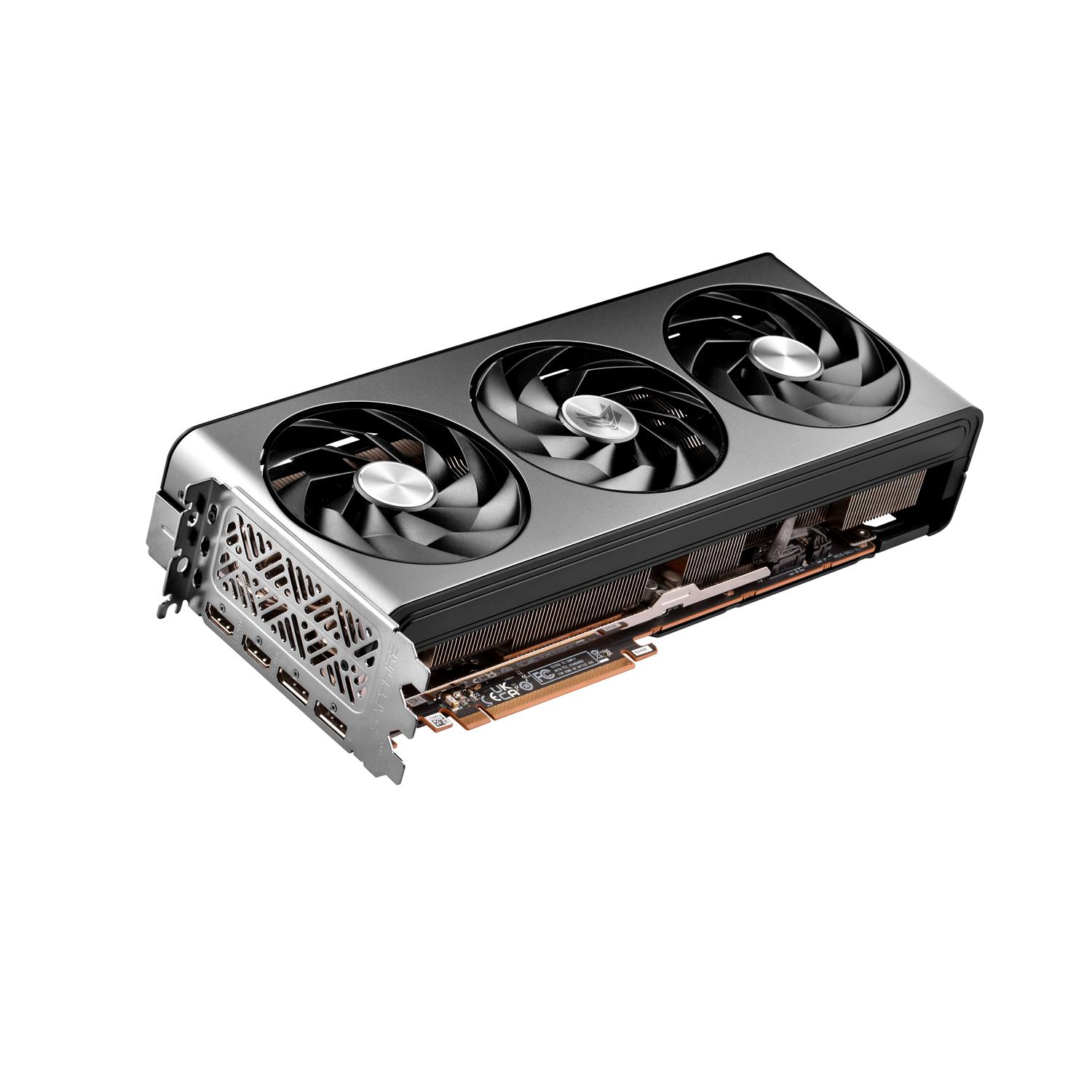 Zweites Bild vonSapphire NITRO+ Radeon RX 7700 XT, Radeon RX 7700 XT, 12 GB, GDDR6, 192 Bit, 7680 x 4320 Pixel, PCI Express x16 4.0
