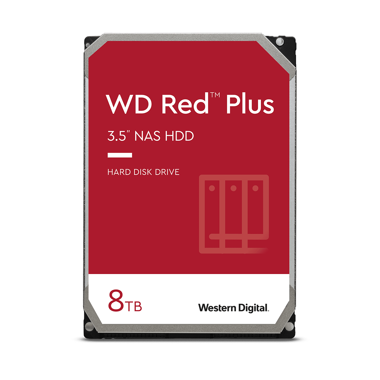 WD Red Plus , 8 TB, 5640 RPM, 256 MB, 3.5", Serial ATA III