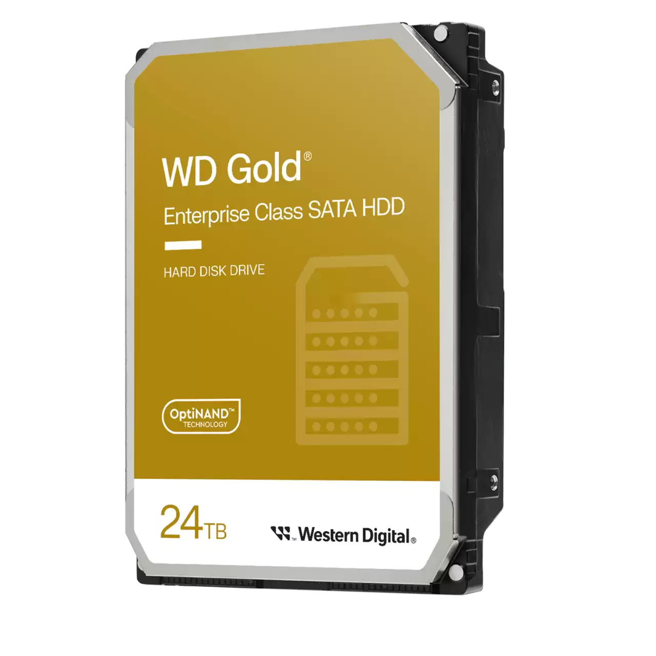 WD WD Gold SATA HDD der Enterprise-Klasse, 24 TB, 7200 RPM, 512 MB, 3.5", Serial ATA III