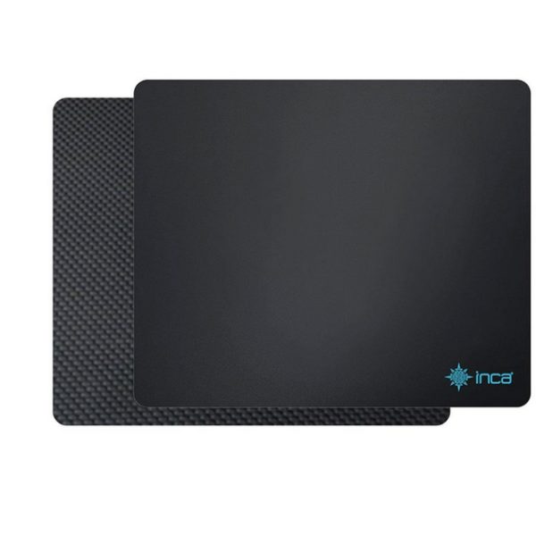 INCA IMP-016, Schwarz, Einfarbig, Stoff, Anti-Rutsch-Basis, Gaming-Mauspad