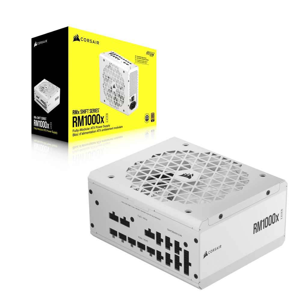 Zweites Bild vonCorsair RMx Shift Series RM1000x, 1000 W, 100 - 240 V, 47 - 63 Hz, 10 A, 150 W, 1000 W