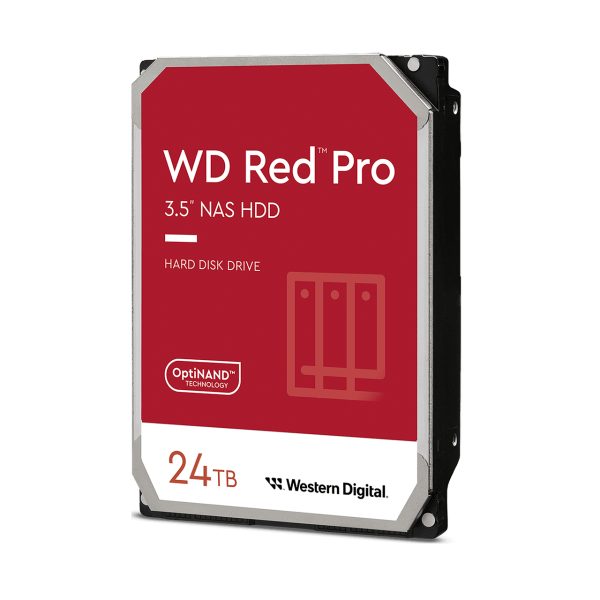 WD Red Pro , 24 TB, 7200 RPM, 512 MB, 3.5", SATA