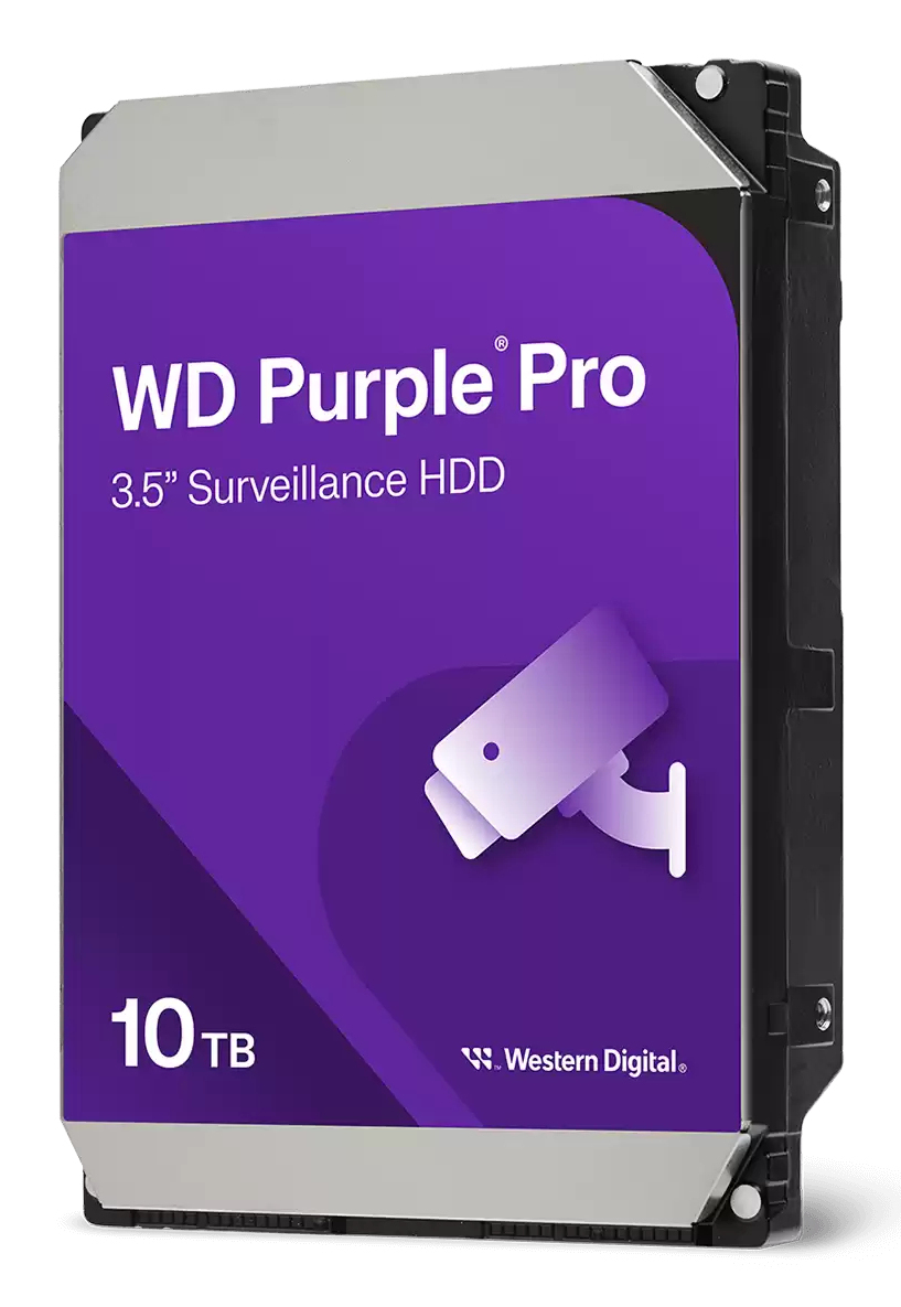WD Purple Pro WD102PURP, 10 TB, 7200 RPM, 512 MB, 3.5", Serial ATA III