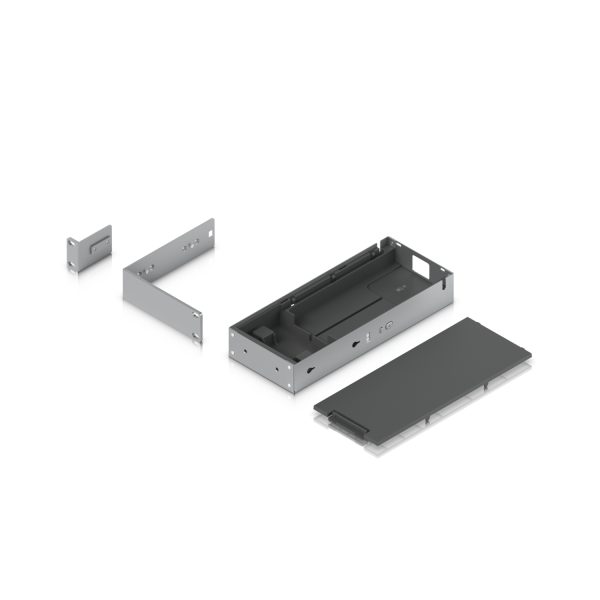 Zweites Bild vonUbiquiti UACC-Pro-Max-16-RM, Montageset, Schwarz, Silber, Polycarbonat (PC), Stahl, USW-Pro-Max-16, USW-Pro-Max-16-PoE (180W), 115,1 mm, 280,9 mm