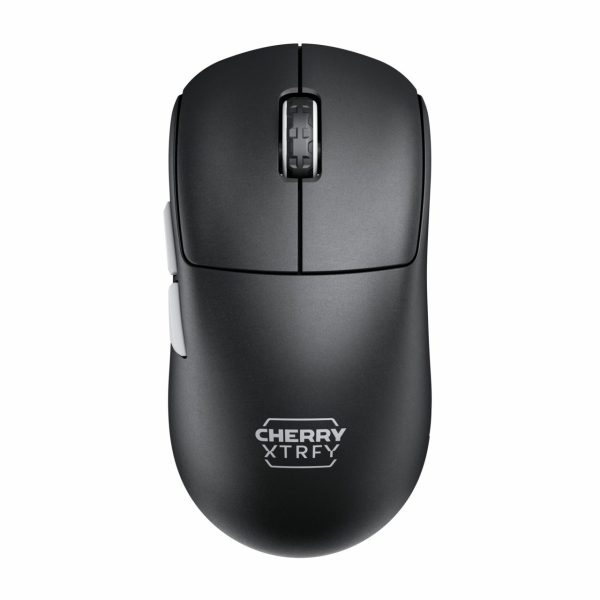 Cherry XTRFY M68 Pro Wireless, rechts, RF Wireless, 26000 DPI, Schwarz, Silber