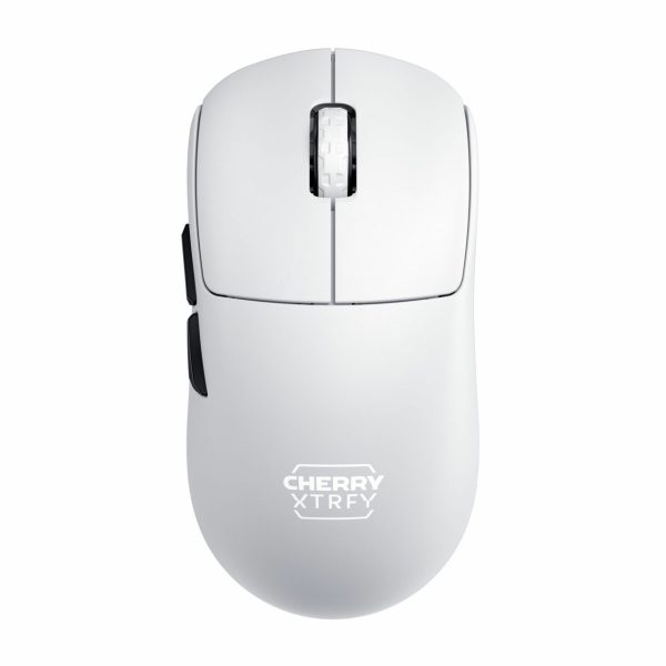 Xtrfy CHERRY XTRFY M68 Pro Wireless, rechts, RF Wireless, 26000 DPI, Schwarz, Weiß
