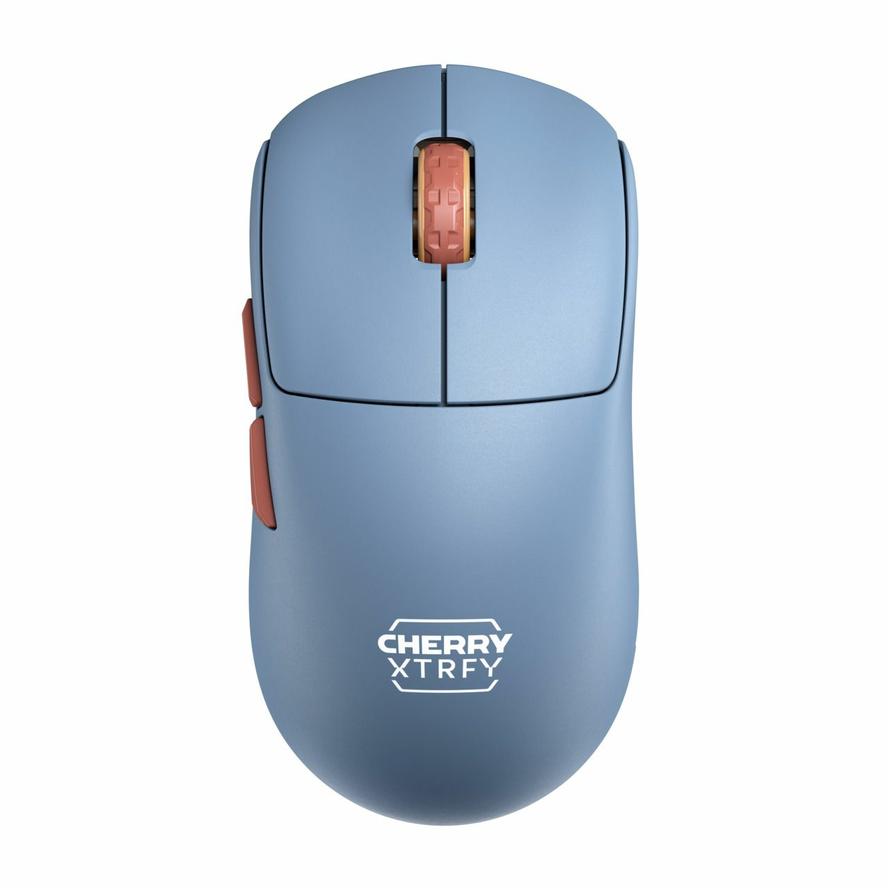Cherry XTRFY M68 Wireless, RF Wireless, 26000 DPI, Schwarz, Blau, Braun