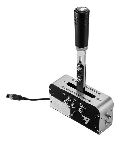 ThrustMaster 4060306, Handbremse, PC, PlayStation 4, PlayStation 5, Xbox One, Xbox One S, Xbox One X, Xbox Series S, Xbox Series X, Kabelgebunden, USB, Schwarz, Silber, Metall