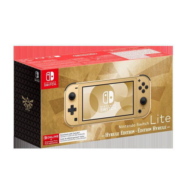 Nintendo Switch Lite Hyrule Edition, Nintendo Switch Lite, NVIDIA Custom Tegra, 768 MHz, Gold, Analog / Digital, D-Pad