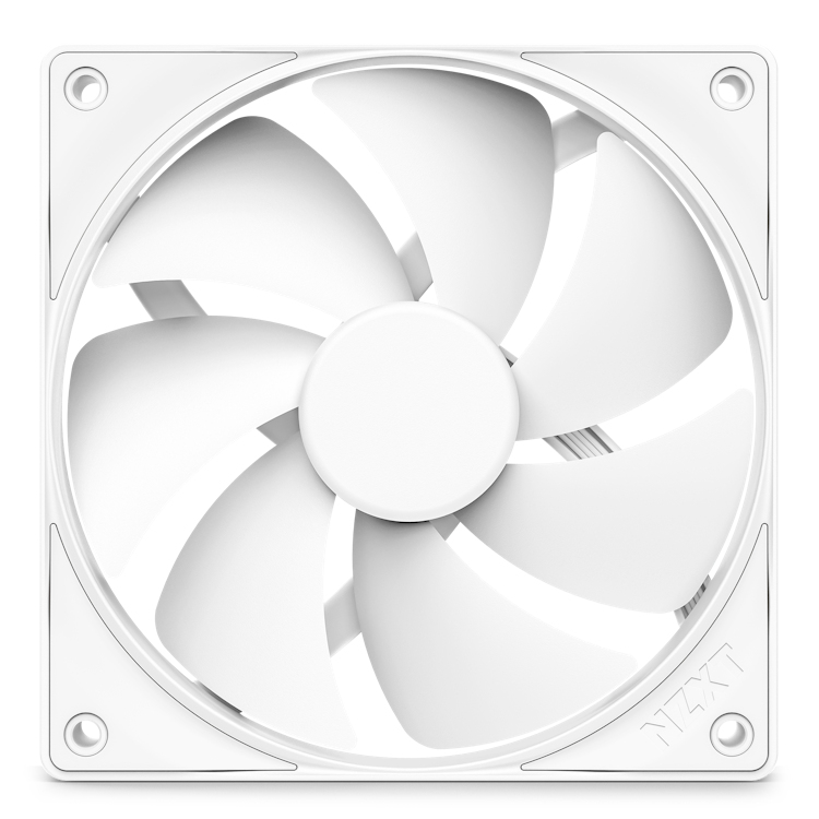 Zweites Bild vonNZXT RF-P12SF-W2, Ventilator, 500 RPM, 2000 RPM, 73,47 cfm, Weiß