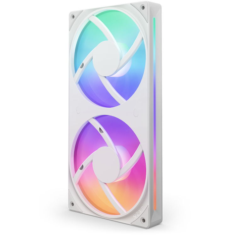 Zweites Bild vonNZXT RF-U24HF-W1, Ventilator, 500 RPM, 2400 RPM, 75,12 cfm, Weiß