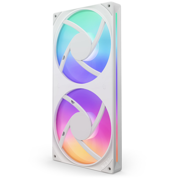 Zweites Bild vonNZXT RF-U28HF-W1, Ventilator, 500 RPM, 2000 RPM, 98,61 cfm, Weiß