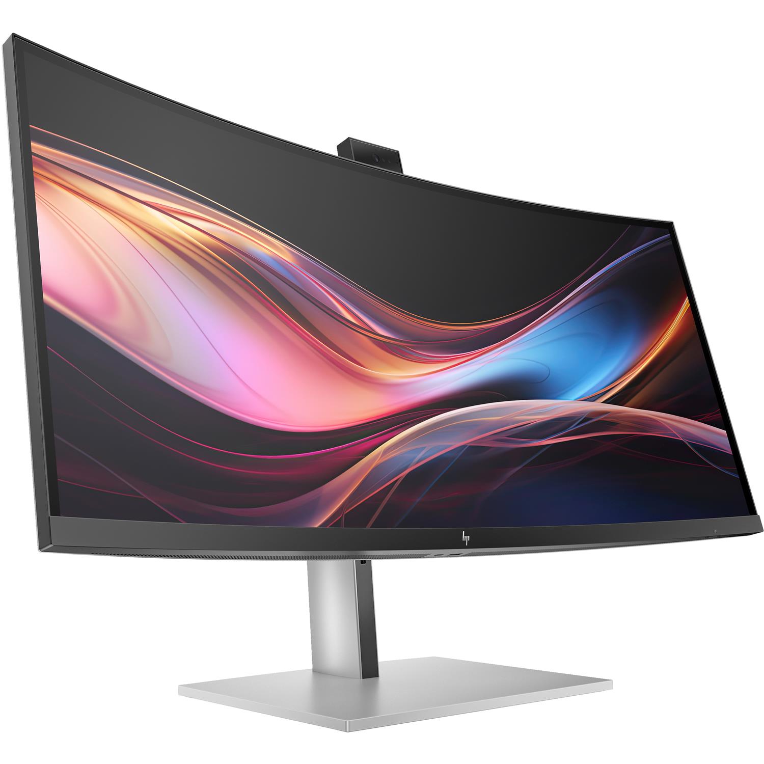 Zweites Bild vonHP Series 7 Pro Serie 7 Pro 34 Zoll WQHD-Konferenzmonitor – 734pm, 86,4 cm (34"), 3440 x 1440 Pixel, Wide Quad HD, LCD, 5 ms, Schwarz, Silber