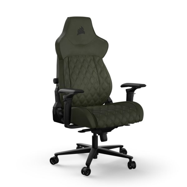 Corsair TC500 LUXE, PC-Gamingstuhl, 120 kg, Gepolsterter Sitz, Gepolsterte Rückenlehne, 180 cm, Schwarz
