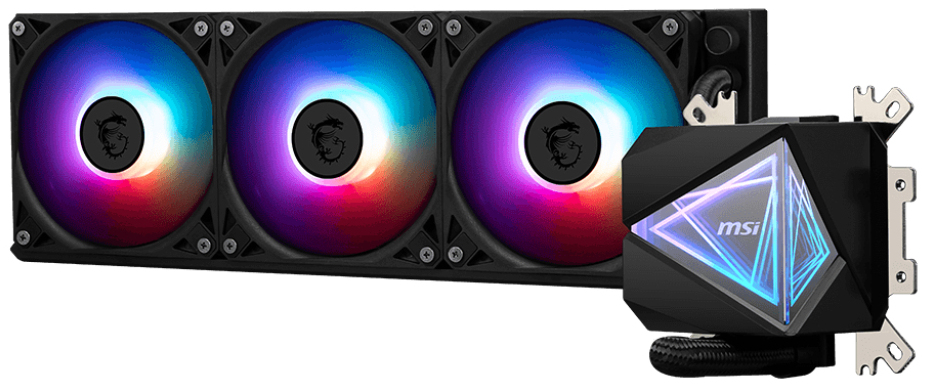 MSI MAG Coreliquid I360, All-in-One-Flüssigkeitskühler, 12 cm, Schwarz