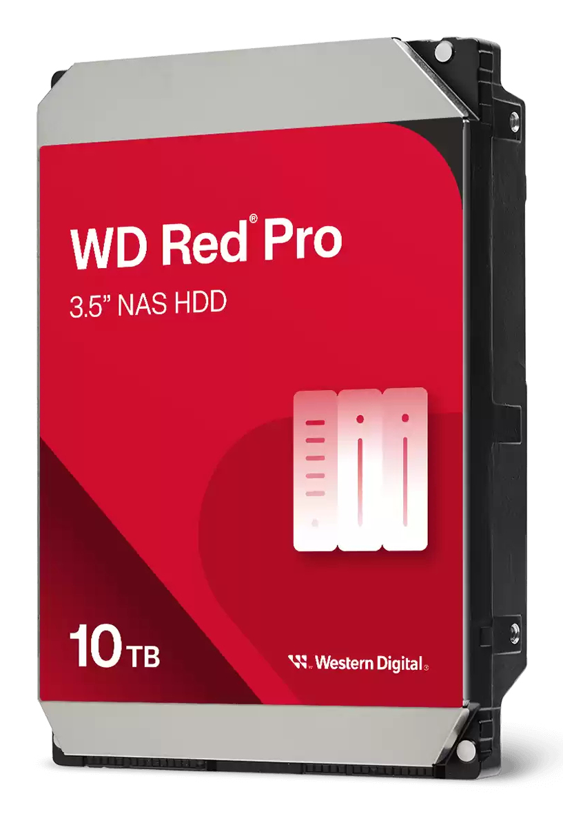 WD Red Pro , 10 TB, 7200 RPM, 512 MB, 3.5", Serial ATA III