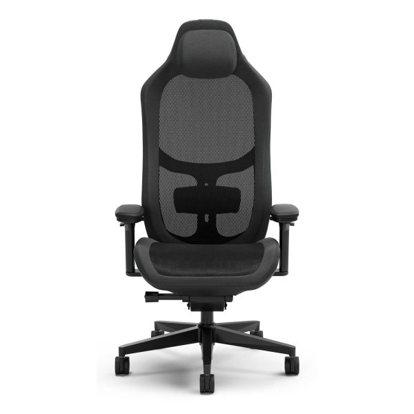 Fractal Design FD-CH-RE1M-01, PC-Gamingstuhl, 125 kg, Gepolsterter Sitz, Netz-Rückenlehne, 60 kg, 165 cm