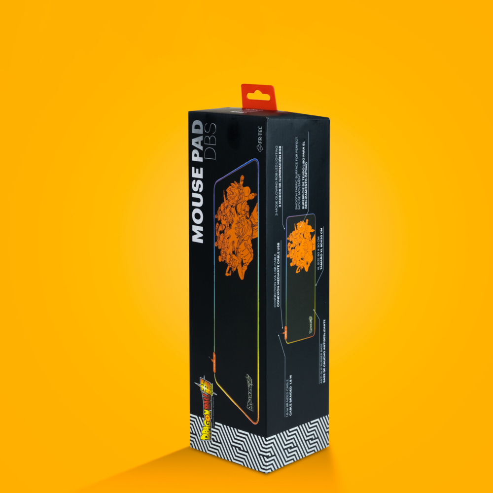 Zweites Bild vonBlade FR-TEC Dragon Ball Super, Schwarz, Abbildung, Mehrfarbig, Anti-Rutsch-Basis, Gaming-Mauspad