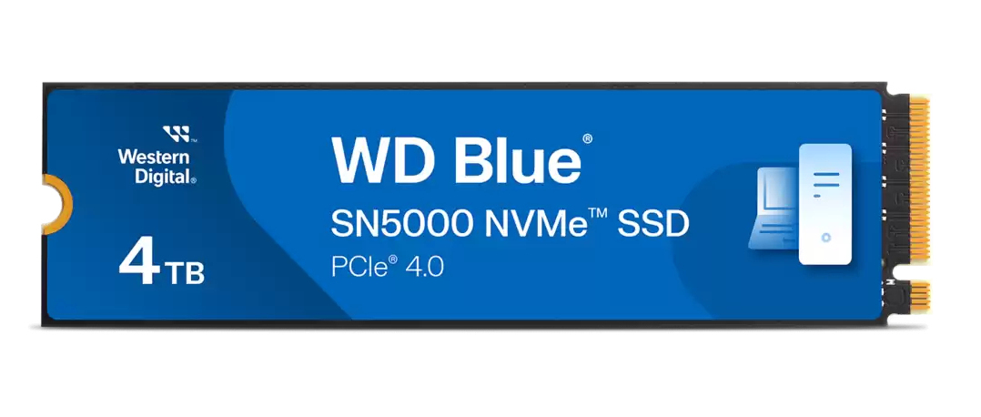 WD WD Blue SN5000 NVMe, 4 TB, M.2
