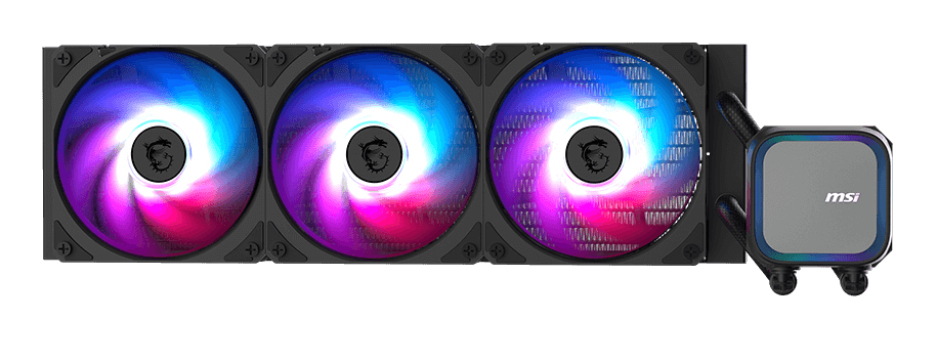 Zweites Bild vonMSI MAG Coreliquid A13 360, All-in-One-Flüssigkeitskühler, 12 cm, Schwarz