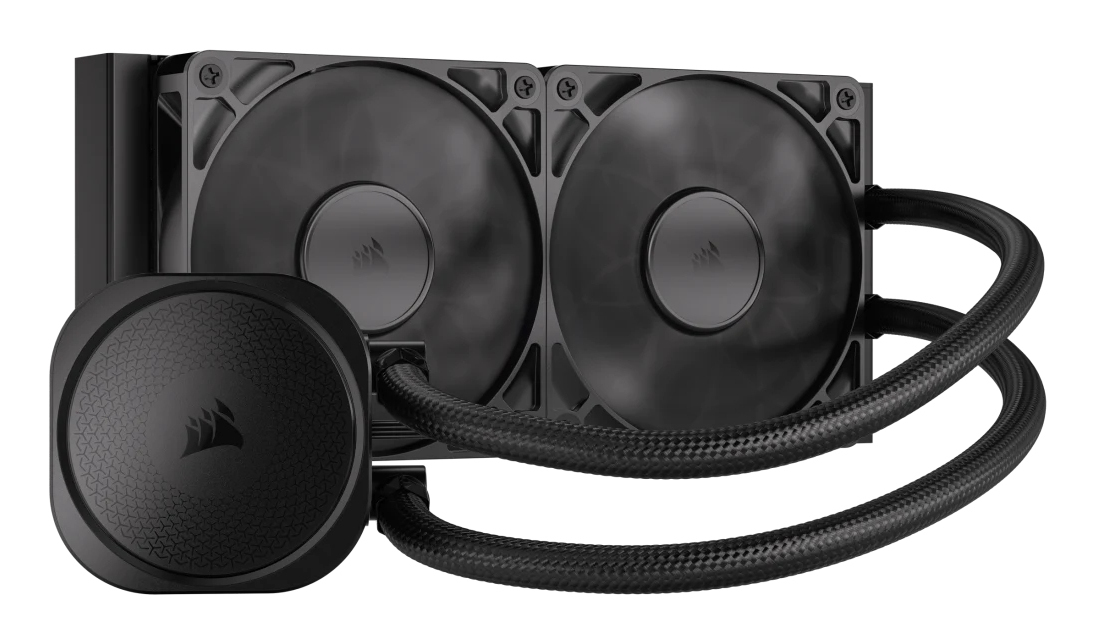 Corsair Nautilus 240 RS, All-in-One-Flüssigkeitskühler, 2100 RPM, Schwarz