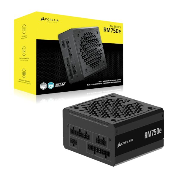 Zweites Bild vonCorsair RMe Series RM750e, 750 W, 100 - 240 V, 47 - 63 Hz, 10 - 5 A, 110 W, 750 W