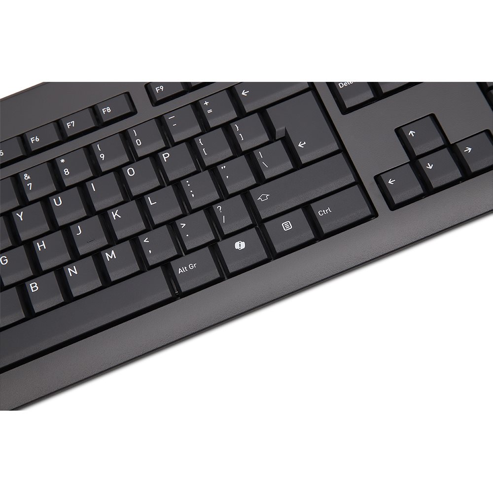 Zweites Bild vonTERRA Keyboard 1500 Corded[US/EU] USB black Copilot QWERTY - Tastatur - 105 Tasten